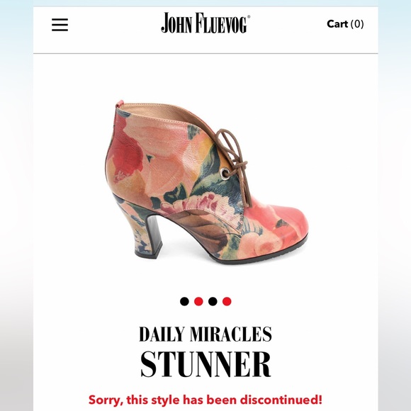 Ladies John Fluevog Daily Miracles Stunner booties - Picture 6 of 6